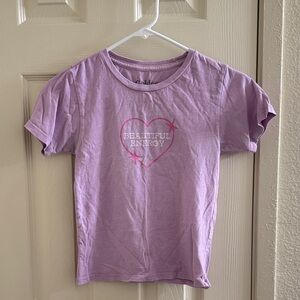 Pink baby tee